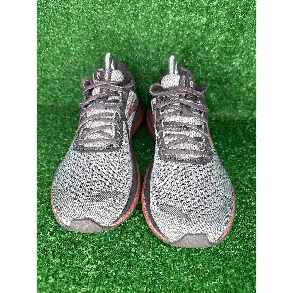 Brooks Adrenaline 20 Shoes Womens 9 Medium B Silver Pink Sneakers 1202961B067